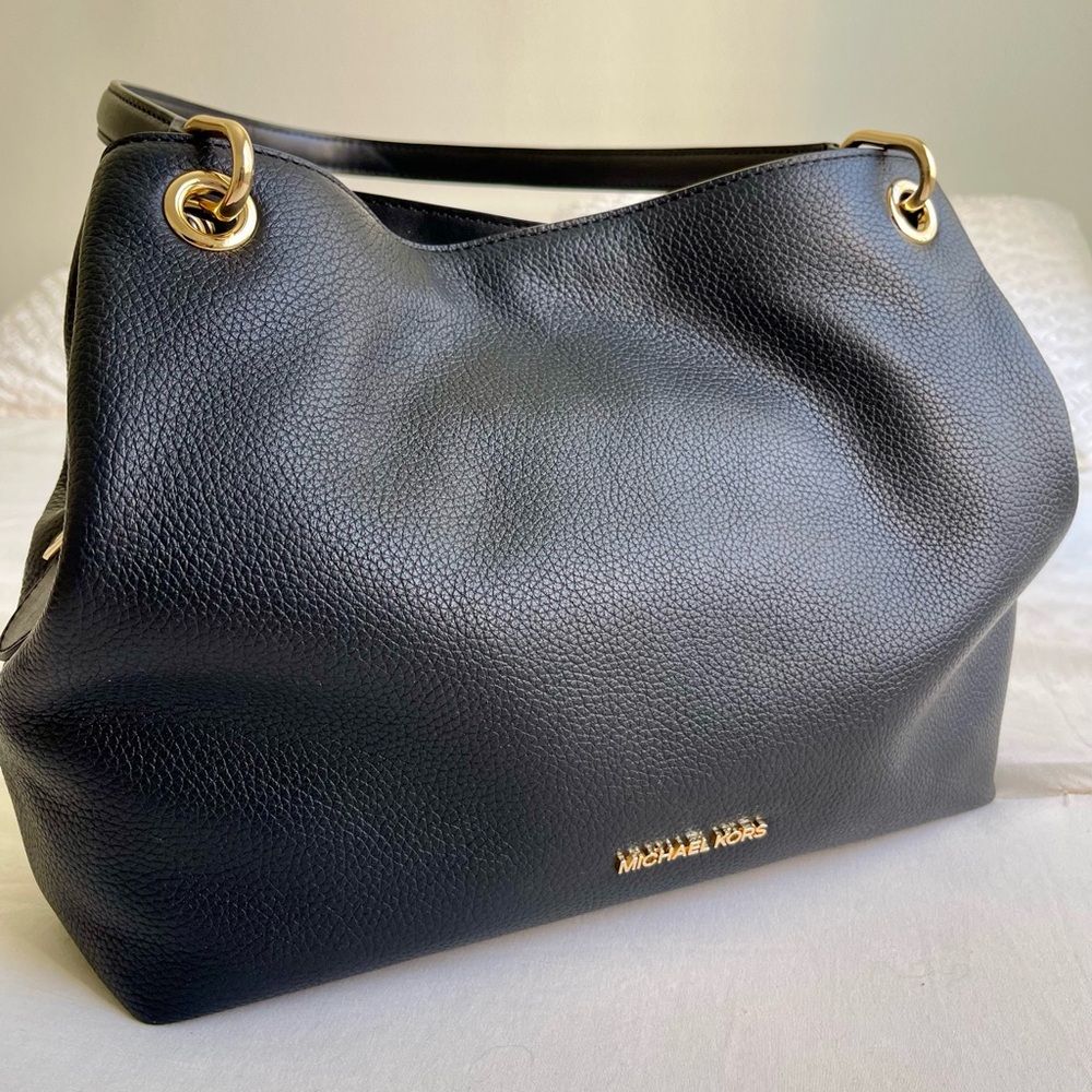 Michael Kors Black Leather Women's Bag